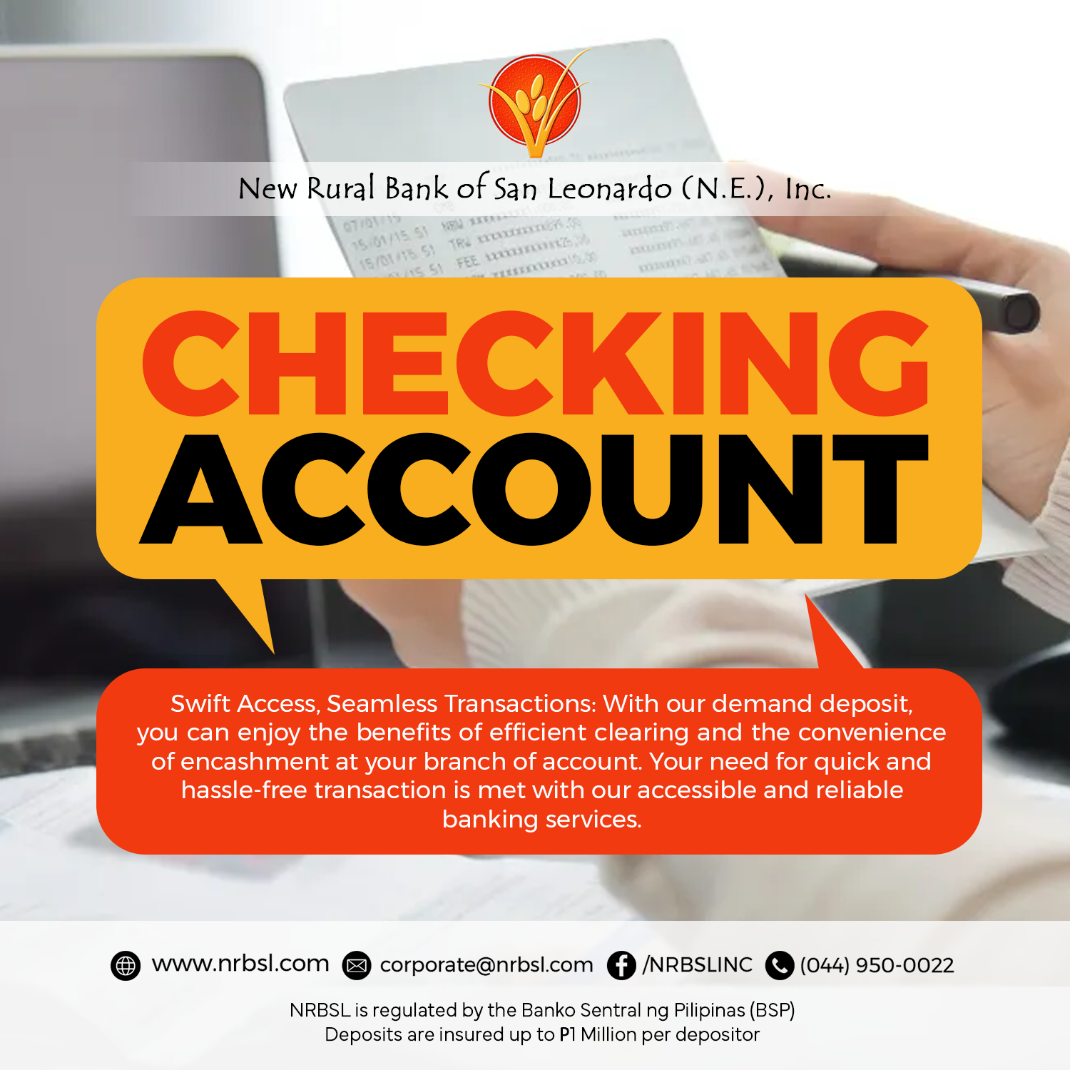 Checking Account Image